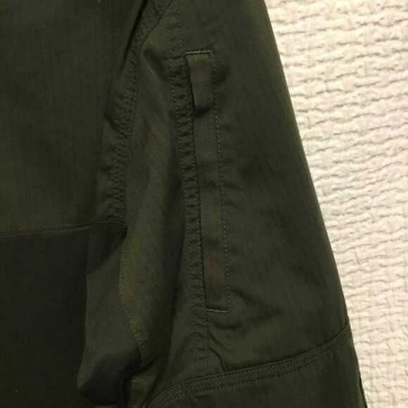 5.11 Tactical Softshell Quarter Zip Military Jacket Size Medium Army Green - Picture 4 of 14